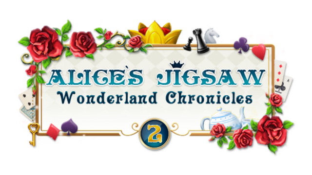Alice's Jigsaw. Wonderland Chronicles 2 Logo