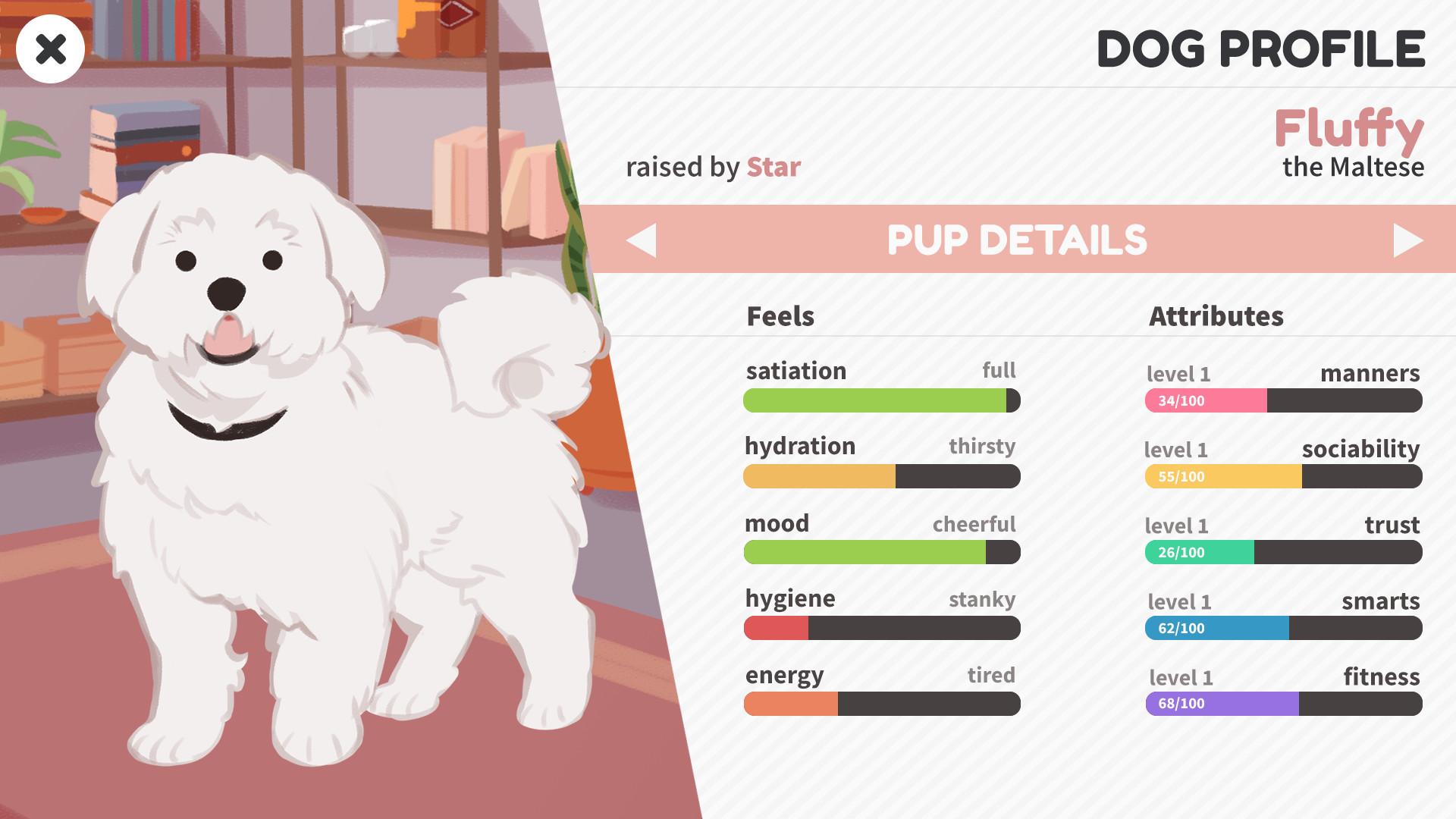 Fluffy - Dog Profile