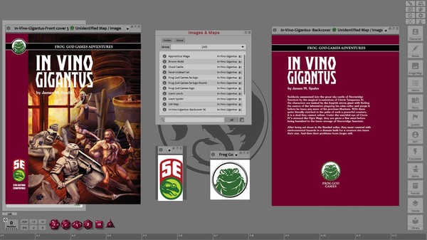 Скриншот из Fantasy Grounds - In Vino Gigantus (5E)