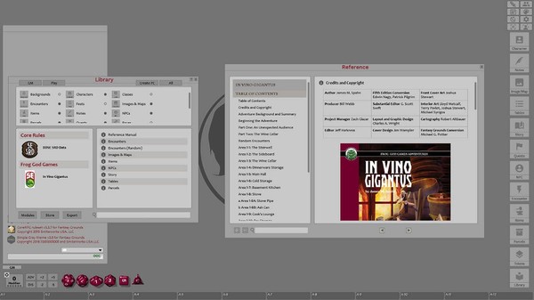 Скриншот из Fantasy Grounds - In Vino Gigantus (5E)