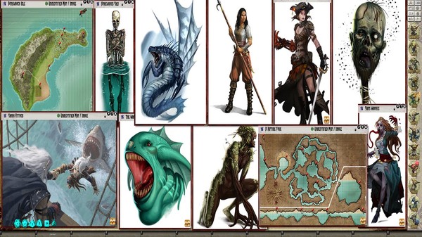 Скриншот из Fantasy Grounds - Pathfinder RPG - Skull & Shackles AP 1: The Wormwood Mutiny (PFRPG)