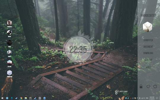 RainDesktopfor windows and Linux 1