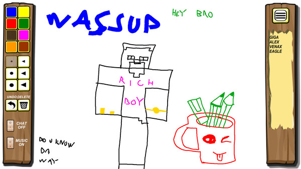 Draw With Unknown game for Linux 1