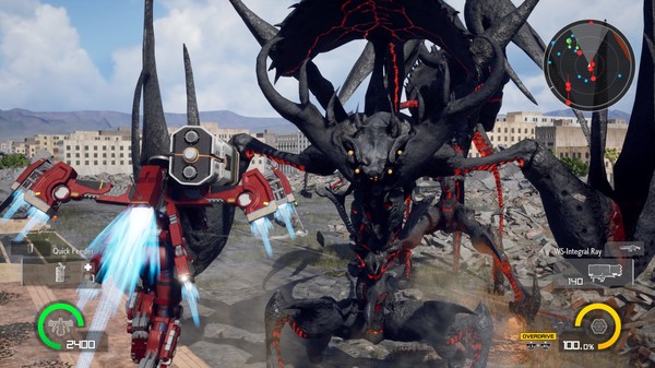 Скриншот из EARTH DEFENSE FORCE: IRON RAIN