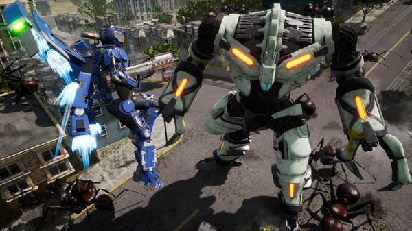 Скриншот из EARTH DEFENSE FORCE: IRON RAIN