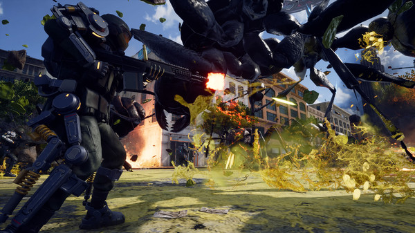 Скриншот из EARTH DEFENSE FORCE: IRON RAIN