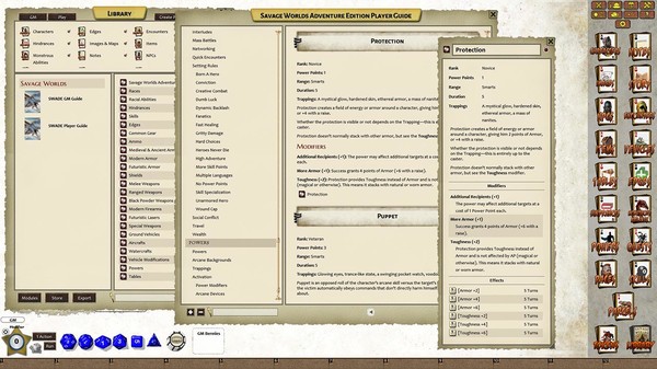 Скриншот из Fantasy Grounds - Savage Worlds Adventure Edition (SWADE)