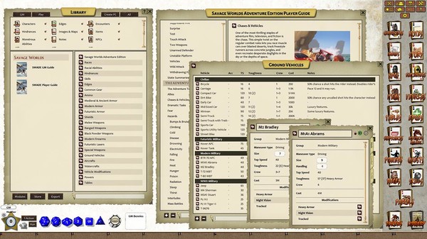 Скриншот из Fantasy Grounds - Savage Worlds Adventure Edition (SWADE)