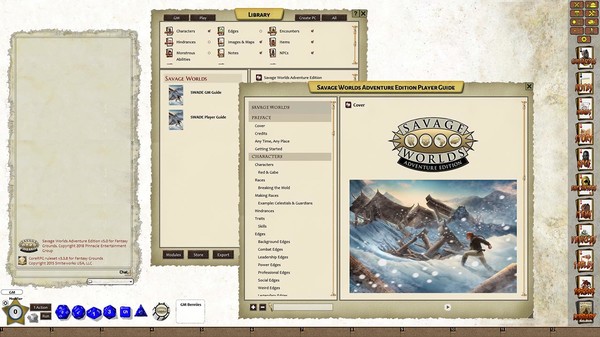 Скриншот из Fantasy Grounds - Savage Worlds Adventure Edition (SWADE)