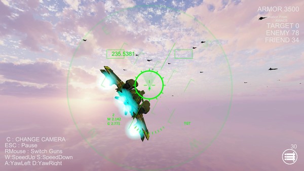 Скриншот из Massive Air Combat