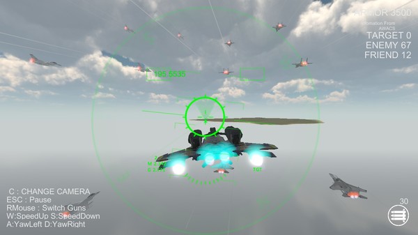 Скриншот из Massive Air Combat