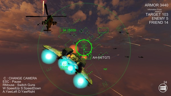 Скриншот из Massive Air Combat