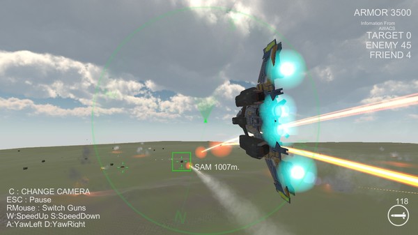 Скриншот из Massive Air Combat