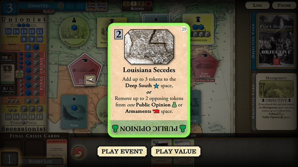 Fort Sumter: The Secession Crisisfor windows and Linux 1