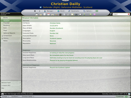 Скриншот из Worldwide Soccer Manager 2008