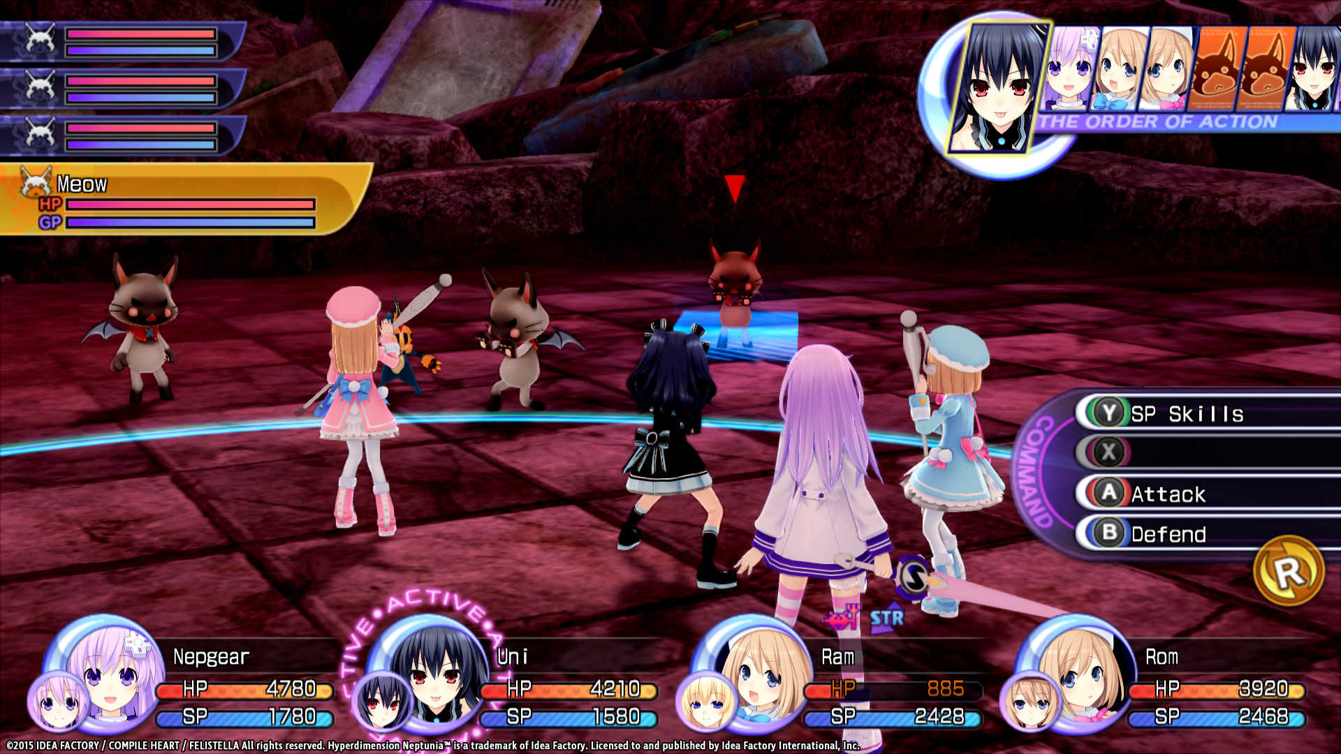 Hyperdimension Neptunia Re;Birth2 Survival Mode