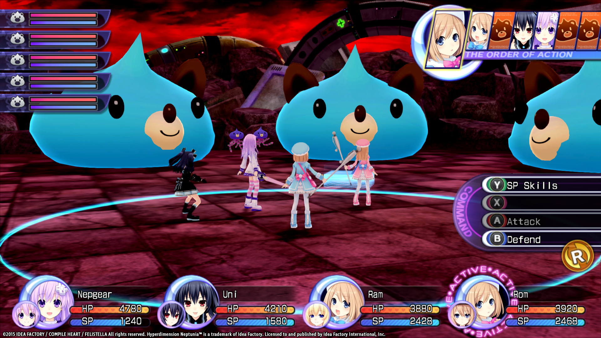 Hyperdimension Neptunia Re;Birth2 Survival Mode