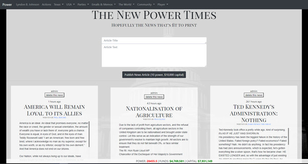 Скриншот из POWER