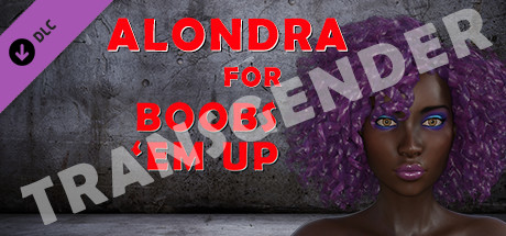 Transgender Alondra for Boobs 'em up cover art