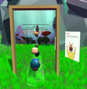 Скриншот из VR health care (shoulder joint exercise): Apple Grove Picking Games