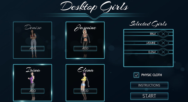 Desktop Girls game for windows Pc 1