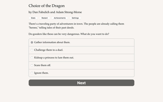 Choice of the Dragonfor windows and Linux 1