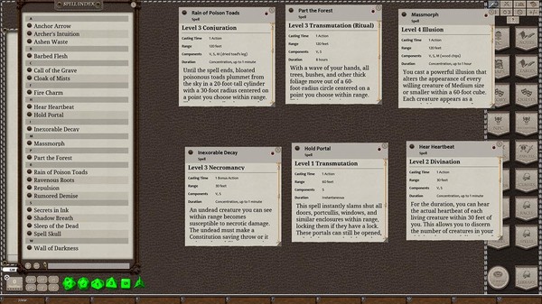 Скриншот из Fantasy Grounds - Libram of Lost Spells, Volume 2 (5E)