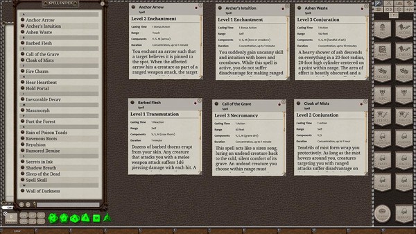 Скриншот из Fantasy Grounds - Libram of Lost Spells, Volume 2 (5E)