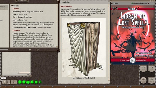 Скриншот из Fantasy Grounds - Libram of Lost Spells, Volume 2 (5E)