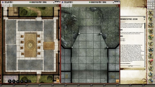 Скриншот из Fantasy Grounds - Pathfinder Flip-Mat: Asylum (Map Pack)