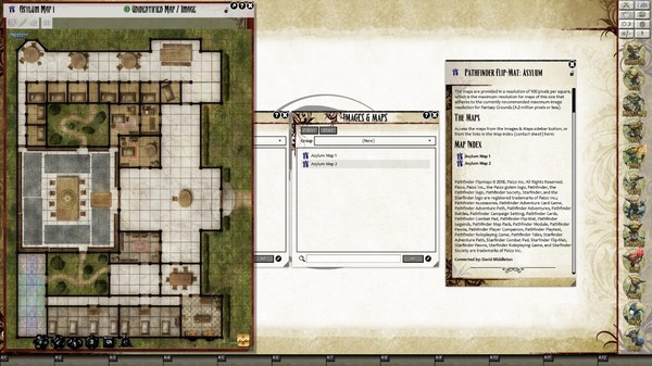 Скриншот из Fantasy Grounds - Pathfinder Flip-Mat: Asylum (Map Pack)