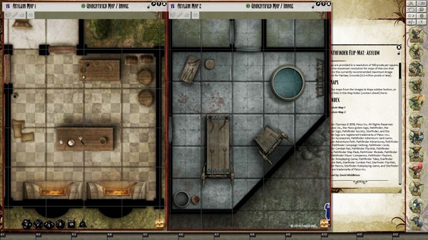 Скриншот из Fantasy Grounds - Pathfinder Flip-Mat: Asylum (Map Pack)