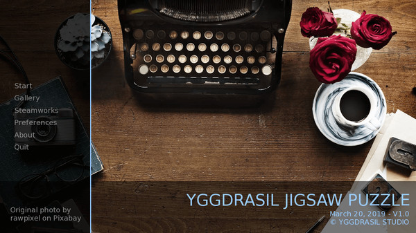 Скриншот из YGGDRASIL JIGSAW PUZZLE
