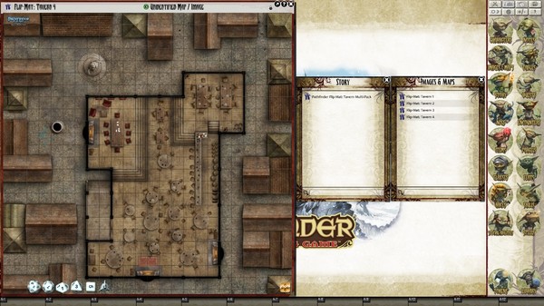 Скриншот из Fantasy Grounds - Pathfinder Flip-Mat: Tavern Multi-Pack (Map Pack)
