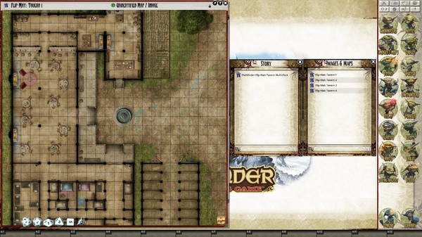 Скриншот из Fantasy Grounds - Pathfinder Flip-Mat: Tavern Multi-Pack (Map Pack)