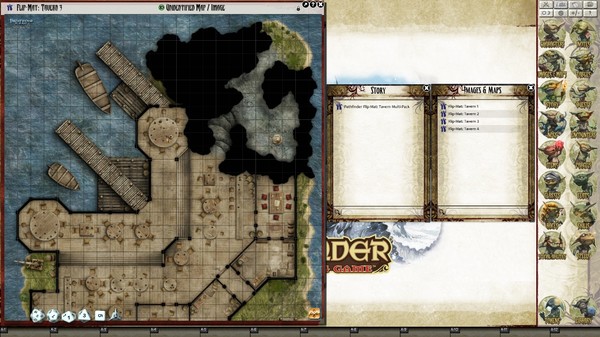 Скриншот из Fantasy Grounds - Pathfinder Flip-Mat: Tavern Multi-Pack (Map Pack)