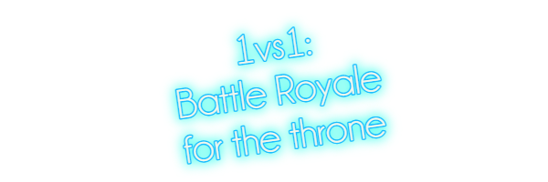 1vs1: Battle Royale for the throne Logo