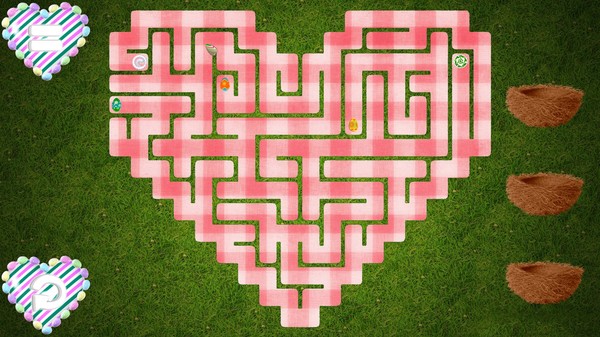 aMAZE Easter game for Linux 1