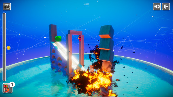 Blocksplode game for Linux 1