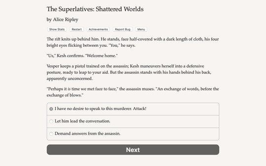 The Superlatives: Shattered Worlds for linux