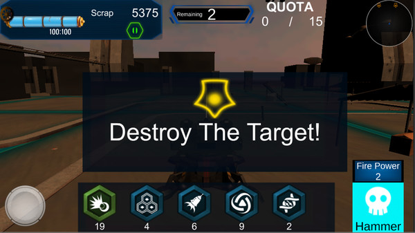 UNI TURRET game for Linux 1