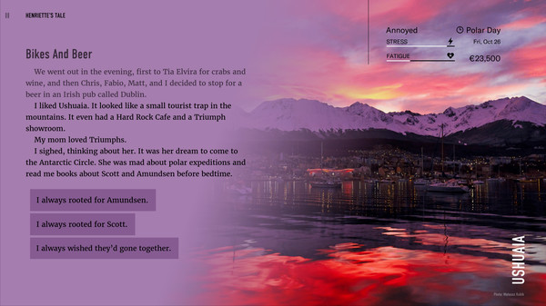 Wanderlust Travel Stories game for Linux 1