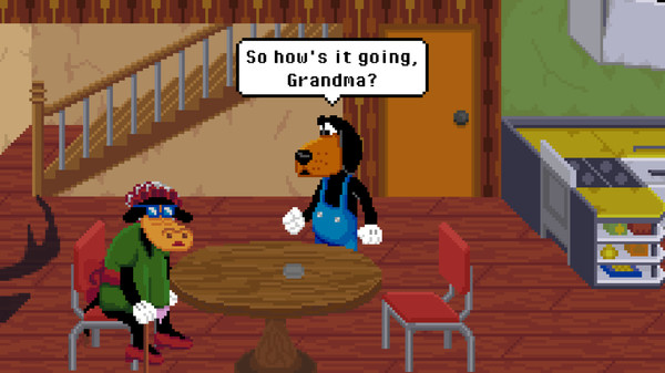 Barney's Dream Cruise - A  Retro Pixel Art Point and Click Adventurefor windows and Linux 1