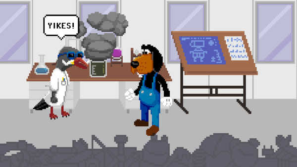 Barney's Dream Cruise - A  Retro Pixel Art Point and Click Adventure game for Linux 1