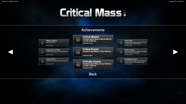 Critical Mass recommended requirements