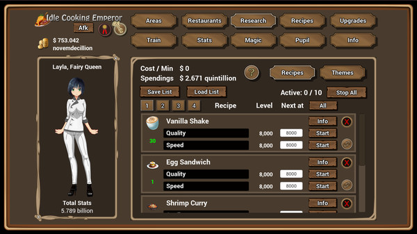 Скриншот из Idle Cooking Emperor