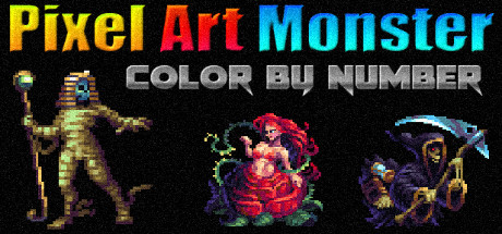 View Pixel Art Monster - Color by Number on IsThereAnyDeal