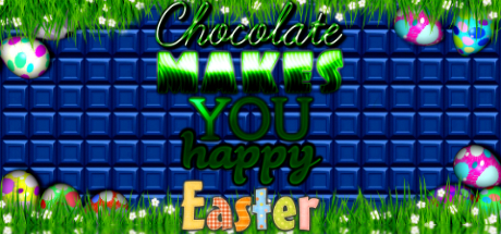 Chocolate makes you happy: Easter cover art