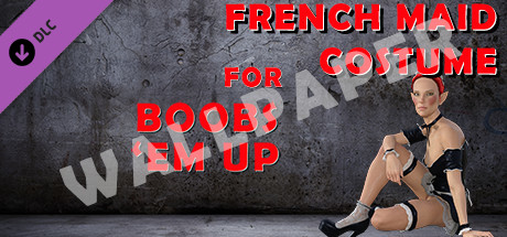 French Maid Costume for Boobs 'em up - Wallpaper cover art