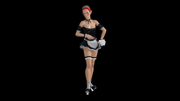 скриншот French Maid Costume for Boobs 'em up - Wallpaper 3
